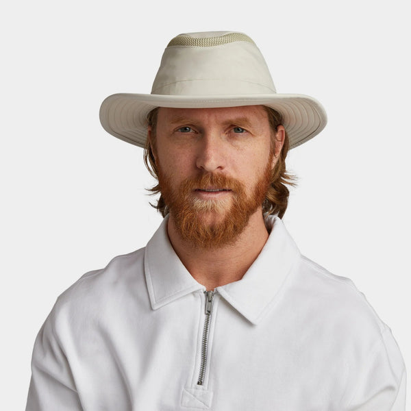 The Hat Shop Tilley LTM6 AIRFLO® Sun Hat Light Stone UPF50+ Light Stone Lifestyle
