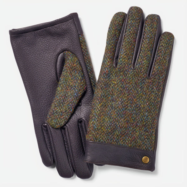 Mens Failsworth Harris Tweed Touchscreen Gloves