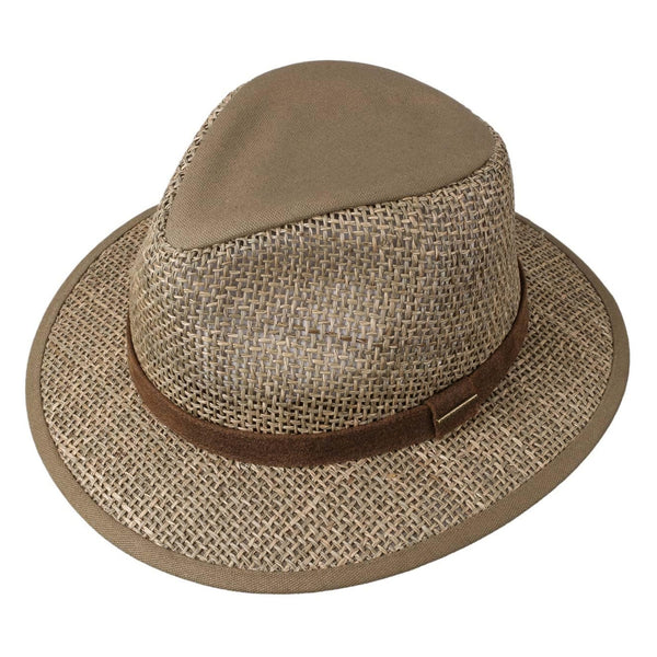 The Hat Shop Medfield Seagrass Sun Hat Top