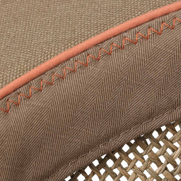 The Hat Shop Medfield Seagrass Sun Hat stitching