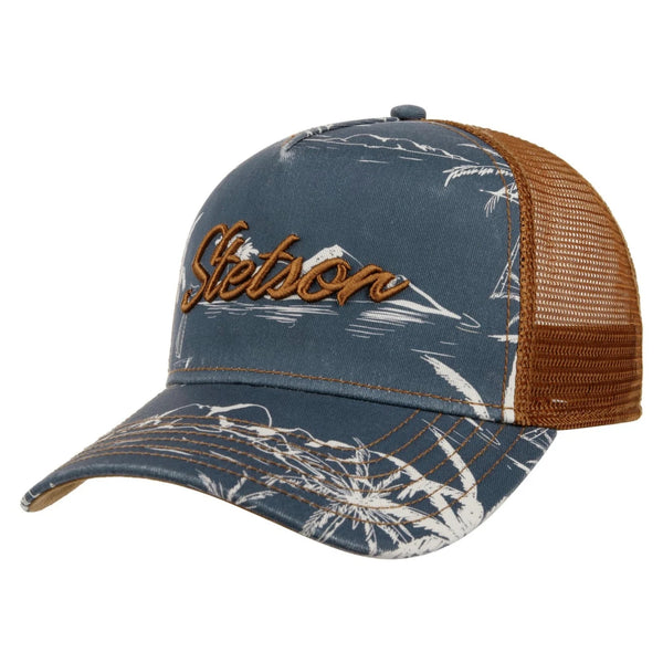 The Hat Shop Stetson Minimal Aloha Trucker Cap