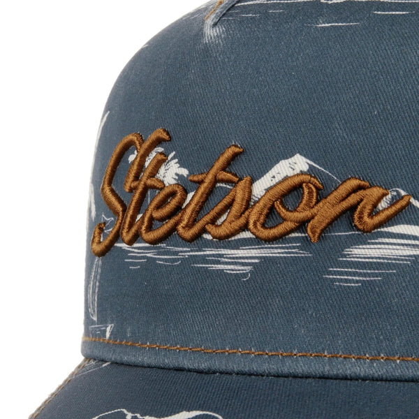 The Hat Shop Stetson Minimal Aloha Trucker Cap Logo