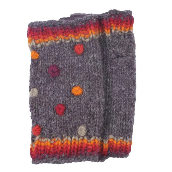 The Hat Shop Ladies Pachamama Montpellier Handwarmers 'Bark'