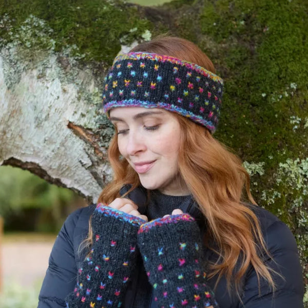 The Hat Shop Pachamama Mosaic Wool Headband