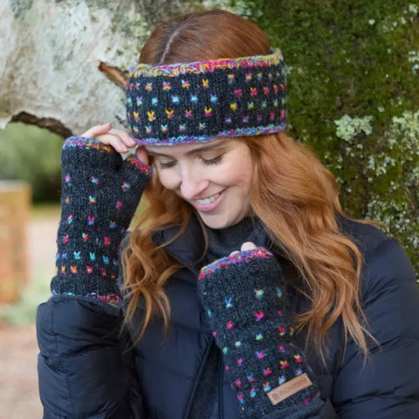 The Hat Shop Pachamama Mosaic Wool Headband