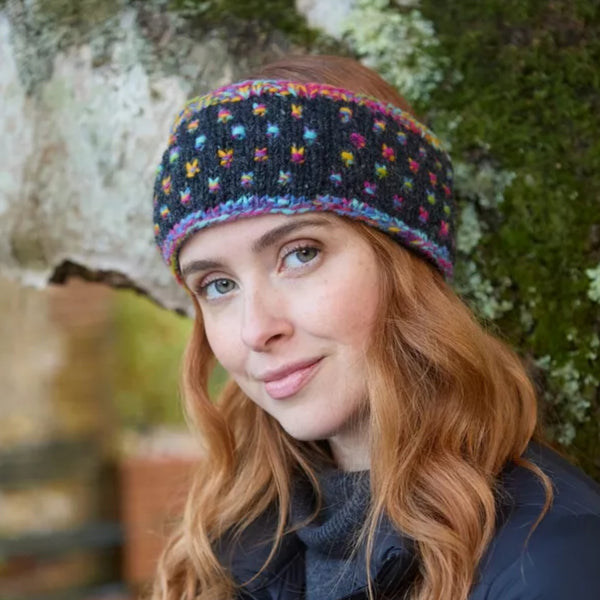 The Hat Shop Pachamama Mosaic Wool Headband