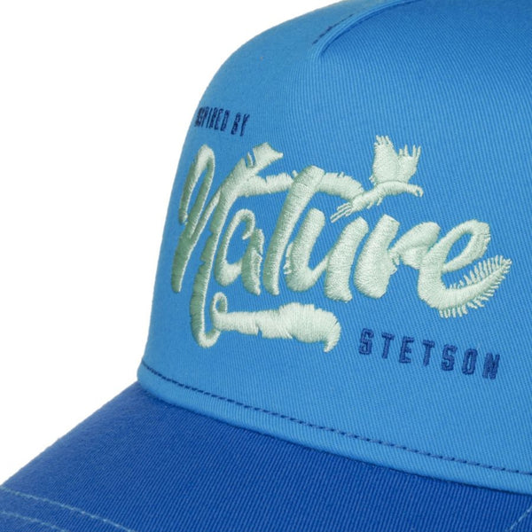 The Hat Shop Stetson Nature-Inspired Trucker Cap 'Blue'