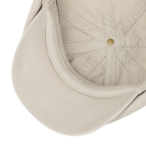 The Hat Shop Stetson Hatteras Organic Cotton Bakerboy - Newsboy Cap 'Beige'