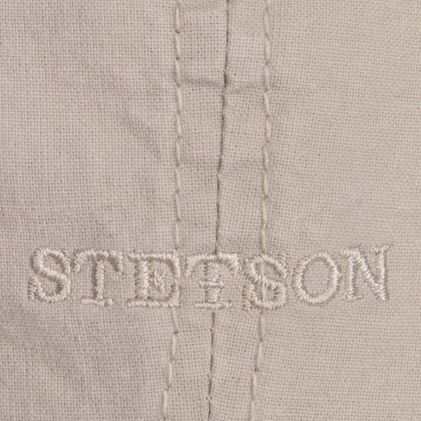 The Hat Shop Stetson Hatteras Organic Cotton Bakerboy - Newsboy Cap 'Beige'