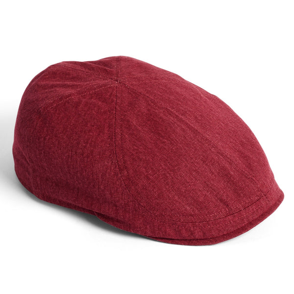 Failsworth Cotton Porto Duckbill Cap 'Red/Green'