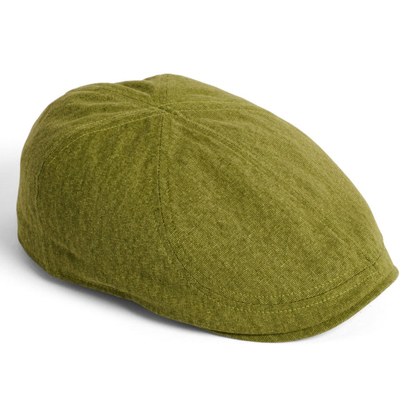 The Hat Shop Failsworth Cotton Porto Duckbill Cap 'Green/Teal'