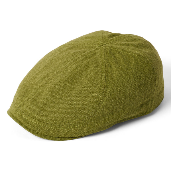 The Hat Shop Failsworth Cotton Porto Duckbill Cap 'Green/Teal'