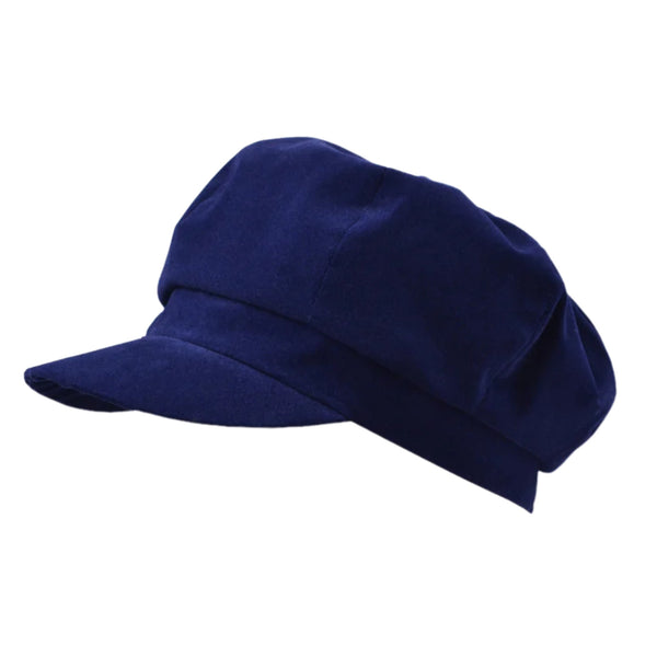 The Hat Shop Ladies Proppa Toppa Bakerboy Chelsea Cap 'Navy'