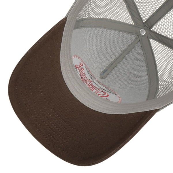 The Hat Shop Stetson Riding Hot Rod Trucker Cap 'Brown-Blue'