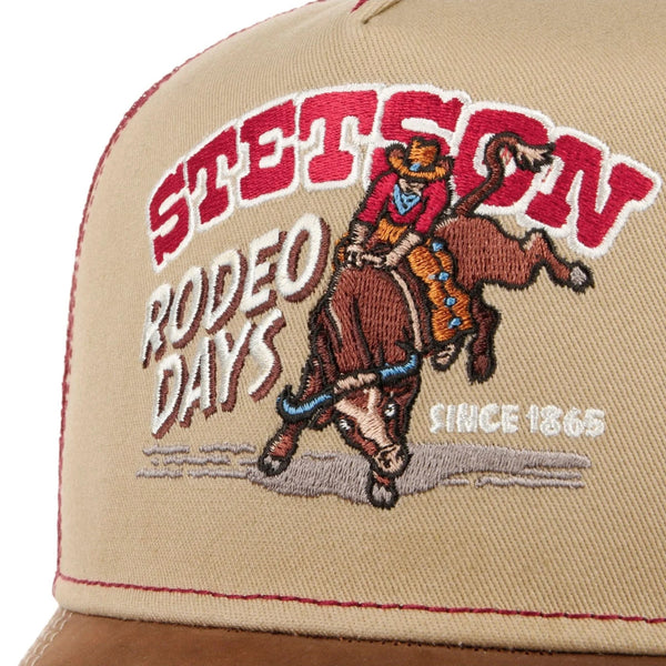 The Hat Shop Stetson Rodeo Days Trucker Cap Logo