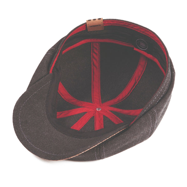 The Hat Shop Dasmarca Cotton Bakerboy Cap 'Ash'