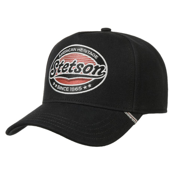 The Hat Shop Stetson Selvage Denim Trucker Cap 'Black'