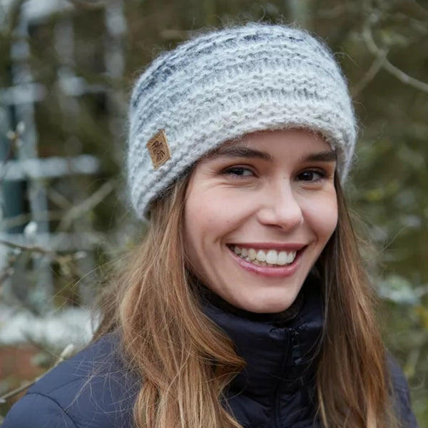 The Hat Shop Ladies Pachamama Sierra Nevada Lined Headband 'Smoke'