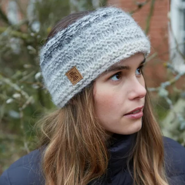 The Hat Shop Ladies Pachamama Sierra Nevada Lined Headband 'Smoke'
