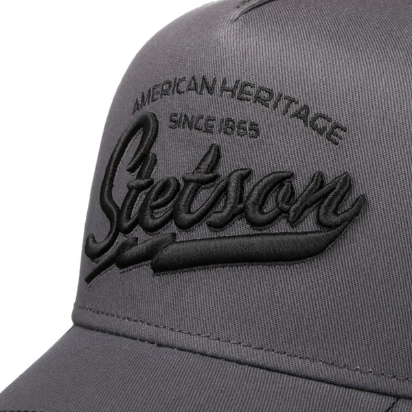 The Hat Shop Stetson Since 1865 Trucker Cap 'Grey'
