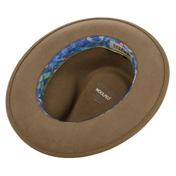 The Hat Shop Stetson Soft Felt Fedora underside