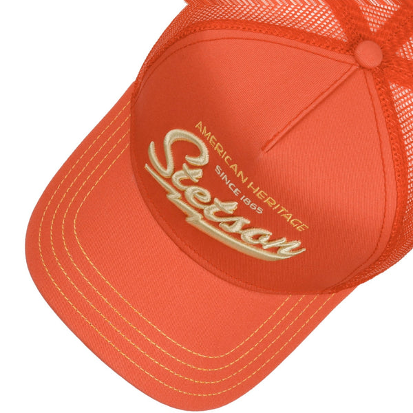 The Hat Shop Stetson Since 1865 Trucker Cap 'Coral'