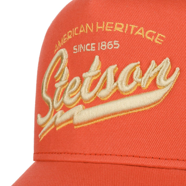 The Hat Shop Stetson Since 1865 Trucker Cap 'Coral'
