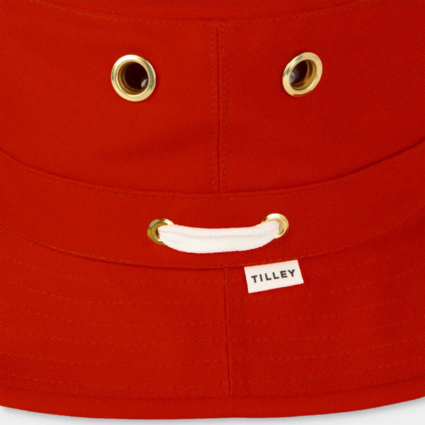 The Hat Shop T1 Iconic Bucket Hat Red Side