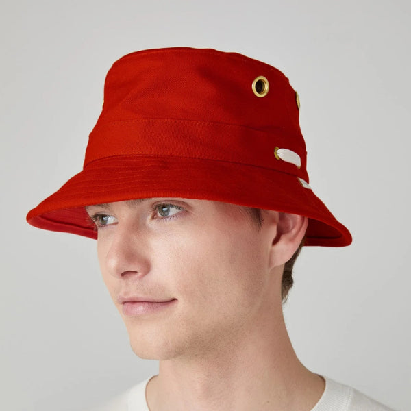 The Hat Shop T1 Iconic Bucket Hat Red Lifestyle