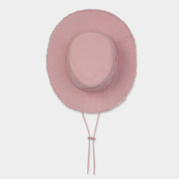 The Hat Shop Tilley Wanderer Fringe Hat Pink Top