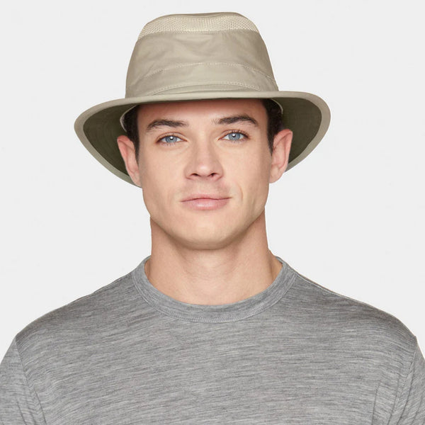 The Hat Shop Tilley T5MO Organic AIRFLO® Sun Hat UPF50+ 'Khaki'