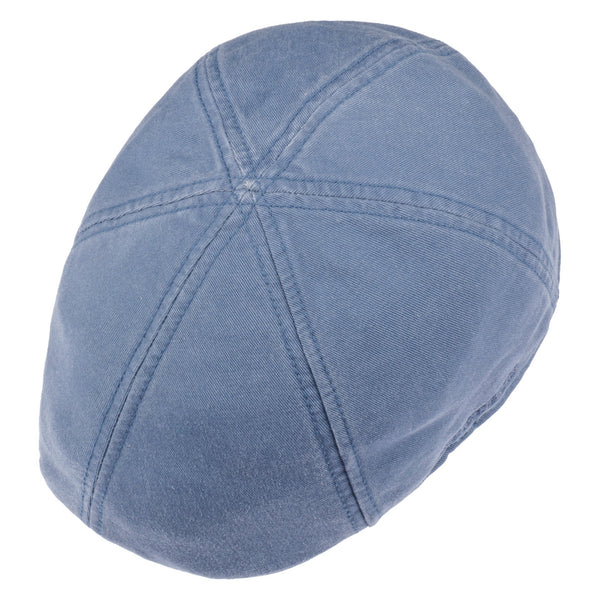 The Hat Shop Stetson Texas Sun Protection Flat Caps 'UPF40+' Light Blue