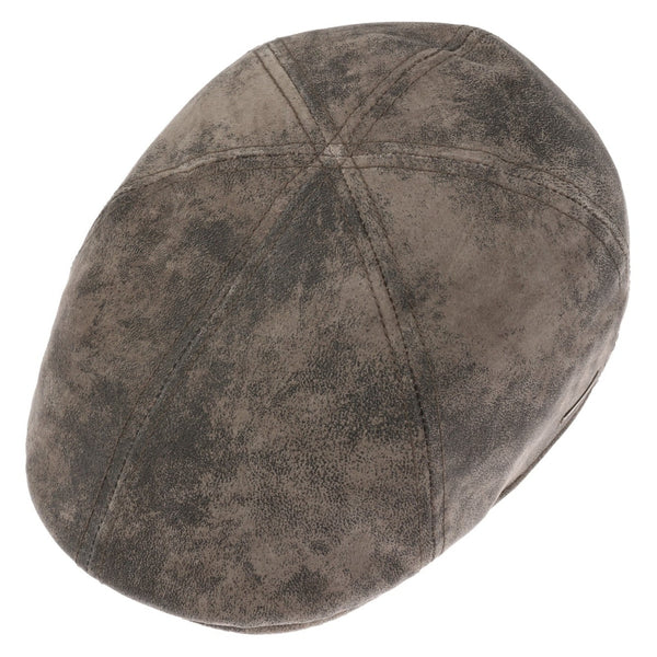 The Hat Shop Stetson Texas Pig Skin Gatsby cap 'Brown'