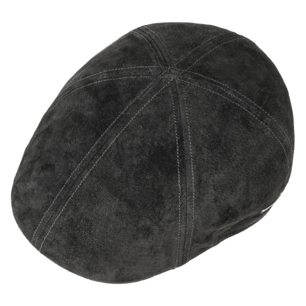 The Hat Shop Stetson Texas Pig Skin Gatsby cap 'Black'