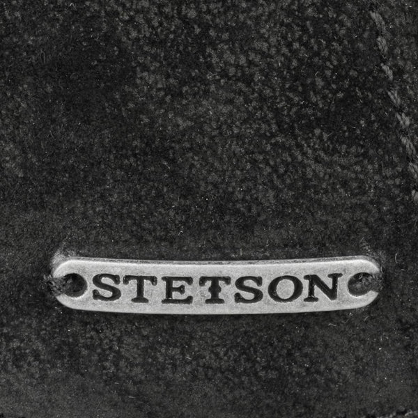The Hat Shop Stetson Texas Pig Skin Gatsby cap 'Black'