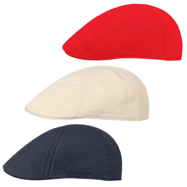 The Hat Shop Stetson Texas Sun Protection Flat Cap 'UPF40+'