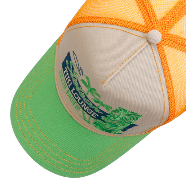 The Hat Shop Stetson Tiki Lounge Trucker Cap 'Orange"