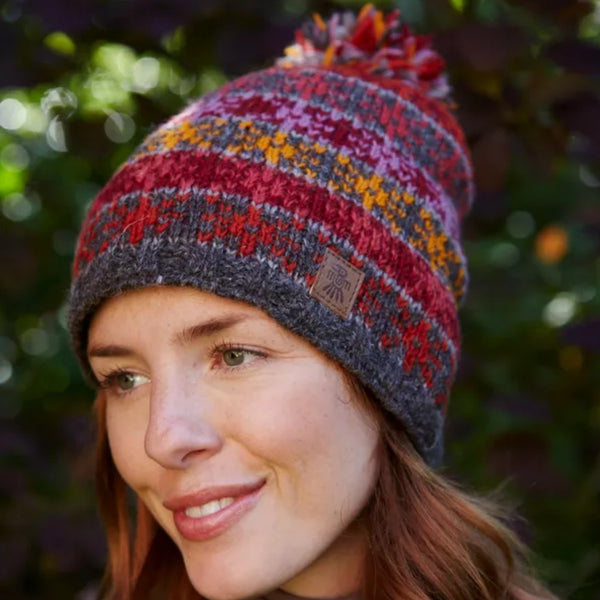 The Hat Shop Pachamama Tintagel Bobble Beanie Hat