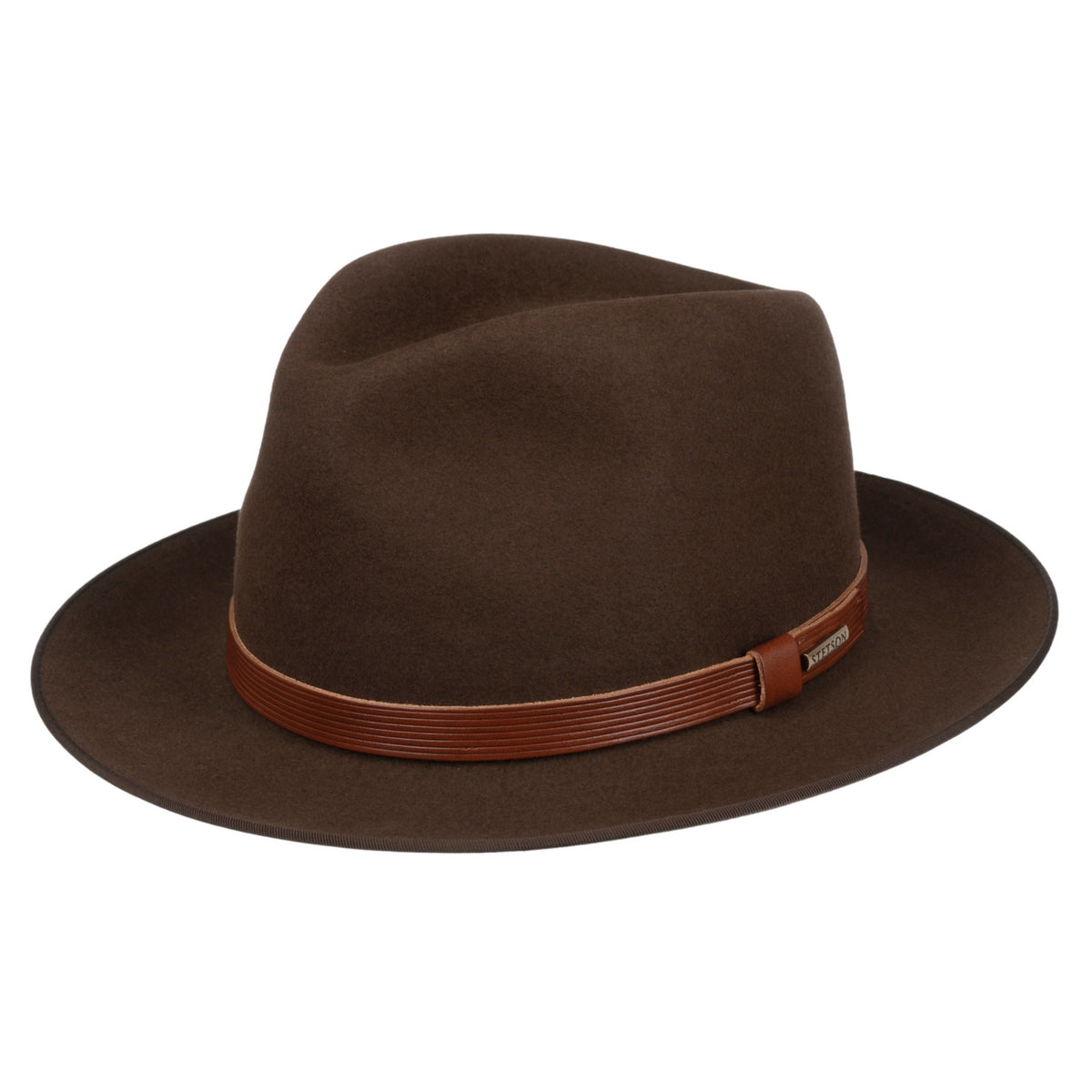 Sombrero Panama Fedora Con Banda De Playa De Verano Marrón Claro Talle