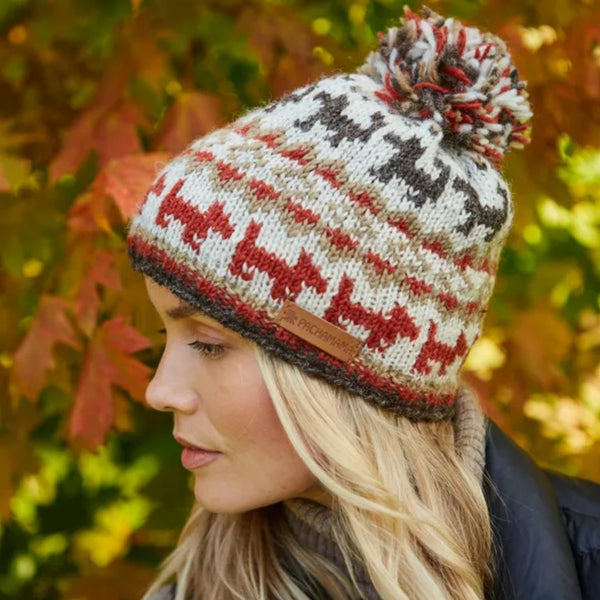 The Hat Shop Pachamama Walking The Dog Bobble Beanie