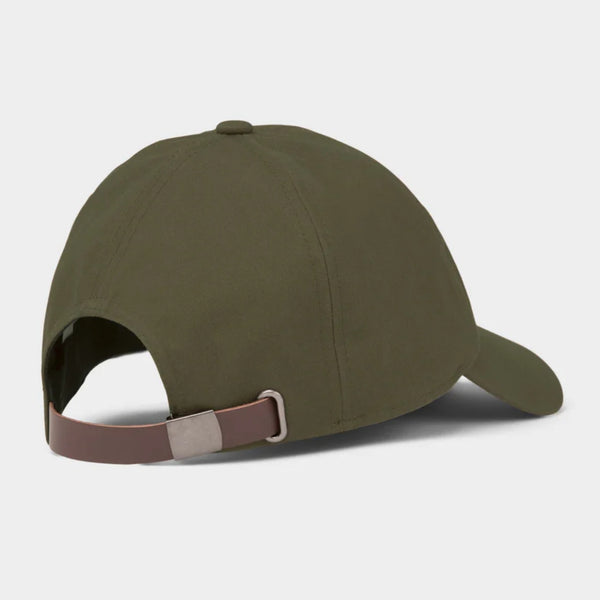 The Hat Shop Tilley Wax Cotton Baseball Cap 'Olive'