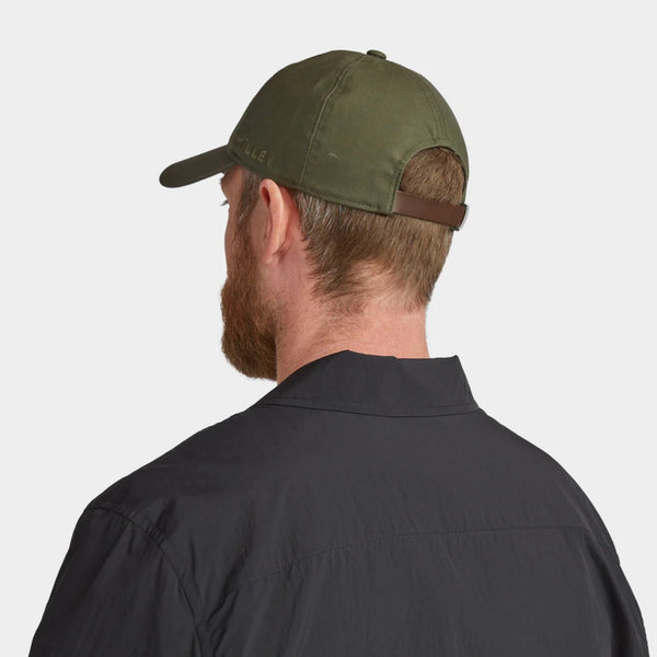 The Hat Shop Tilley Wax Cotton Baseball Cap 'Olive'