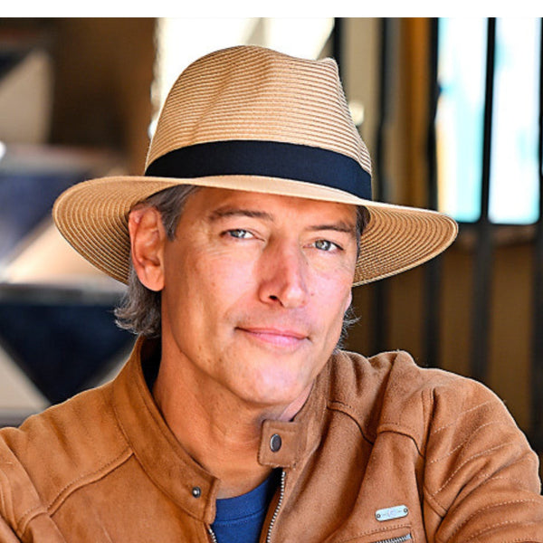 Mens Wallaroo 'Palm Beach' Sun Hat 'UPF50+' Camel