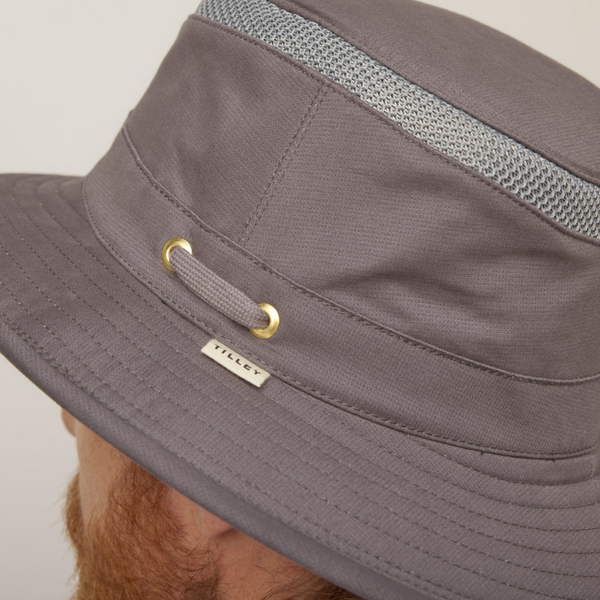 The Hat Shop Tilley T5MO Organic AIRFLO® Sun Hat Grey UPF50+ Grey