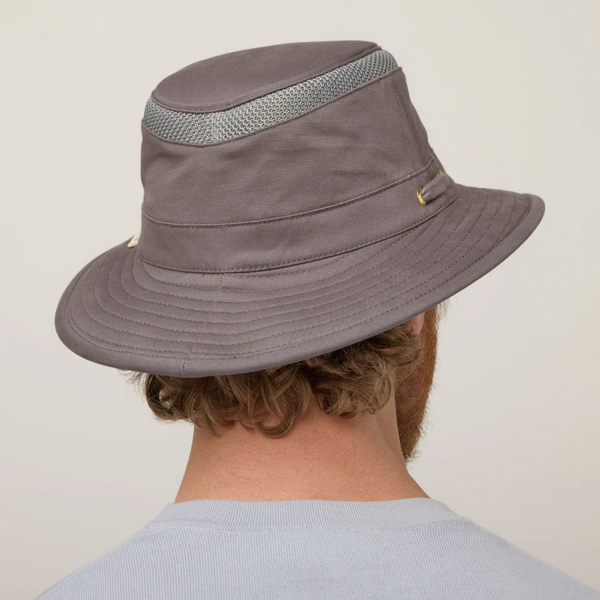 The Hat Shop Tilley T5MO Organic AIRFLO® Sun Hat Grey UPF50+ Grey