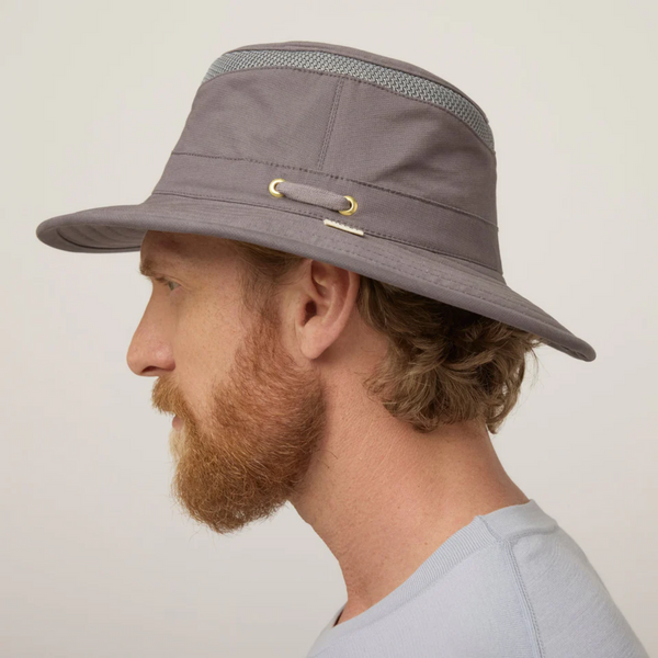 The Hat Shop Tilley T5MO Organic AIRFLO® Sun Hat Grey UPF50+ Grey