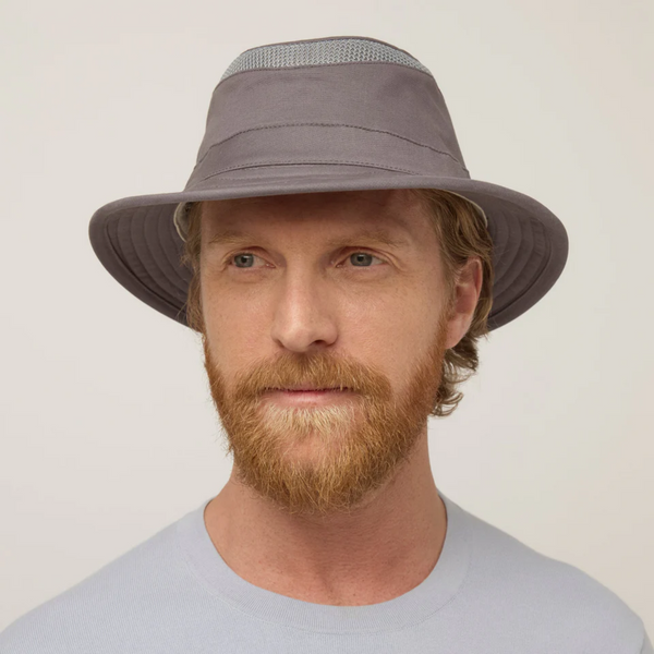 The Hat Shop Tilley T5MO Organic AIRFLO® Sun Hat Grey UPF50+ Grey