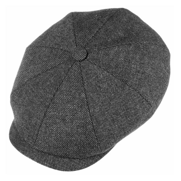 The Hat Shop Stetson Hatteras Wool Mix Cap Grey