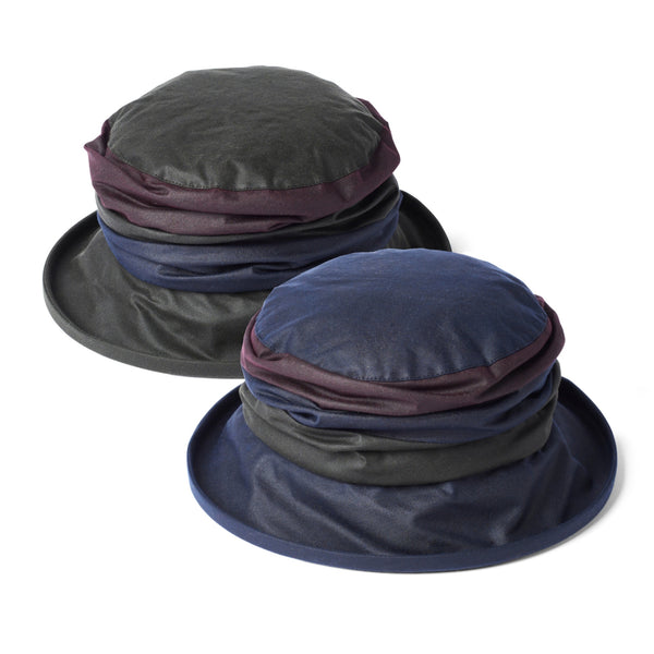 The Hat Shop Failsworth Ladies Pleated British Wax Hat