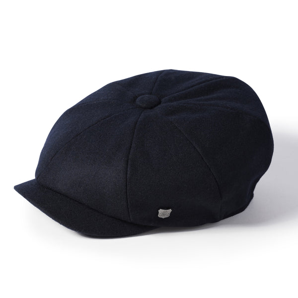 Failsworth Alfie Melton peaky blinder hat, navy